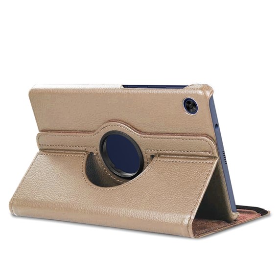 Microsonic Huawei MatePad T10S Kılıf 360 Rotating Stand Deri Gold 2
