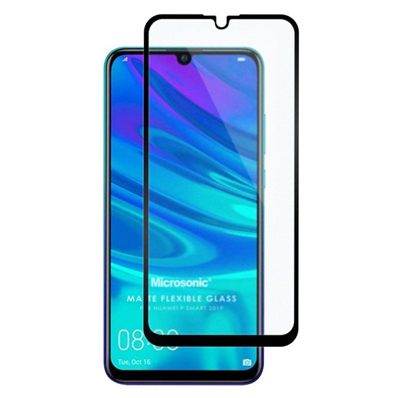 Microsonic Huawei Honor 10 Lite Seramik Matte Flexible Ekran Koruyucu Siyah 2