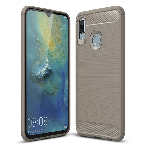 Microsonic Huawei P Smart 2019 Kılıf Room Silikon Gri 1