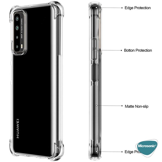 Microsonic Huawei P Smart 2021 Kılıf Shock Absorbing Şeffaf 3