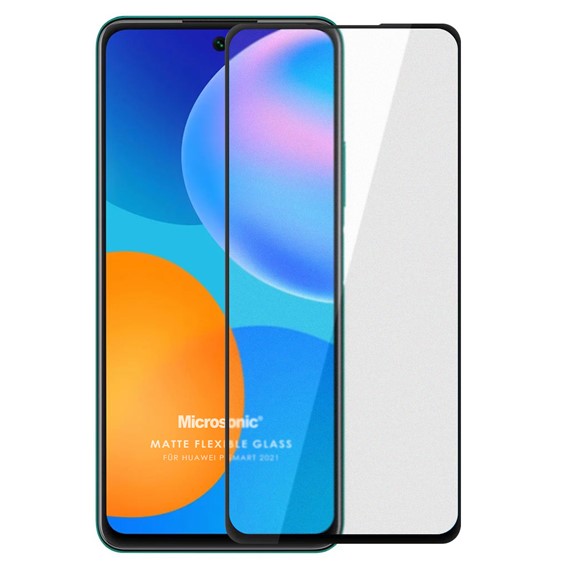 Microsonic Huawei P Smart 2021 Seramik Matte Flexible Ekran Koruyucu Siyah 2