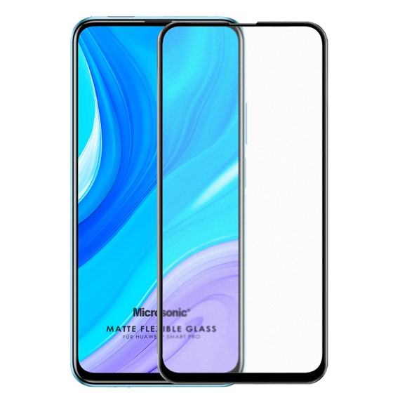 Microsonic Huawei Y9S Seramik Matte Flexible Ekran Koruyucu Siyah 2