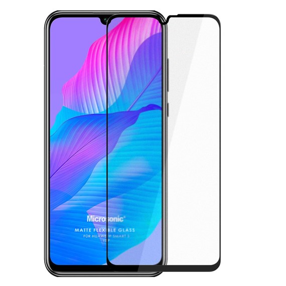 Microsonic Huawei P Smart S Seramik Matte Flexible Ekran Koruyucu Siyah 2