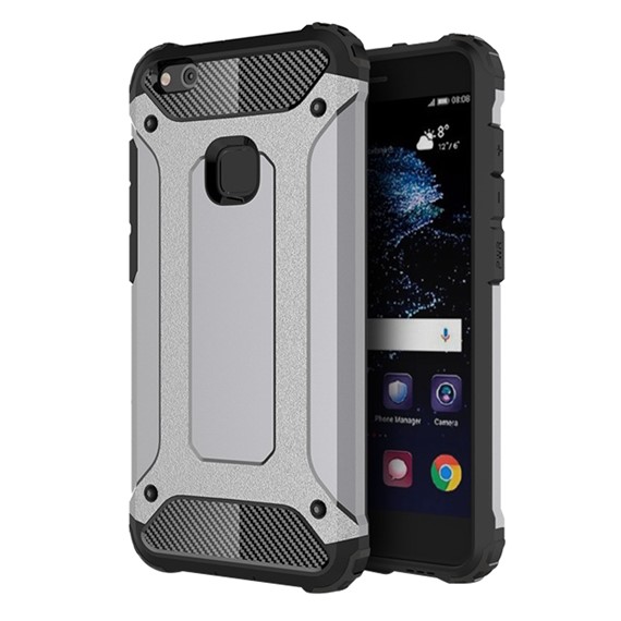 Microsonic Huawei P10 Lite Kılıf Rugged Armor Gri 1