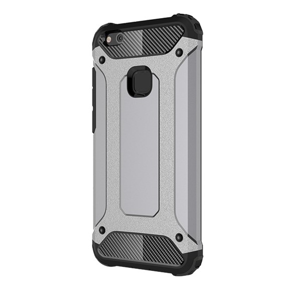 Microsonic Huawei P10 Lite Kılıf Rugged Armor Gri 2