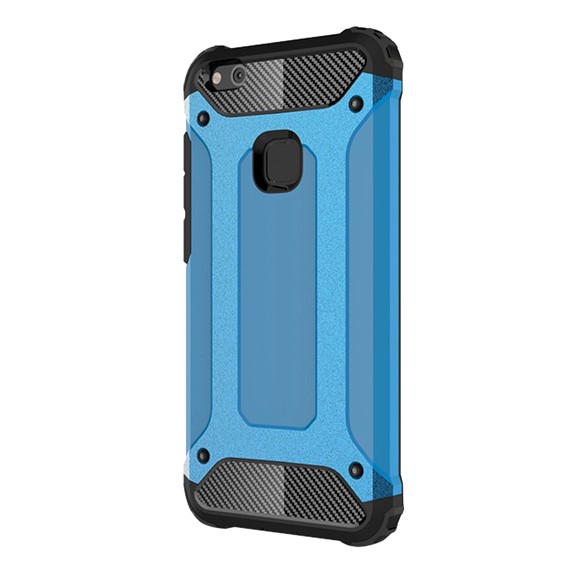 Microsonic Huawei P10 Lite Kılıf Rugged Armor Mavi 2