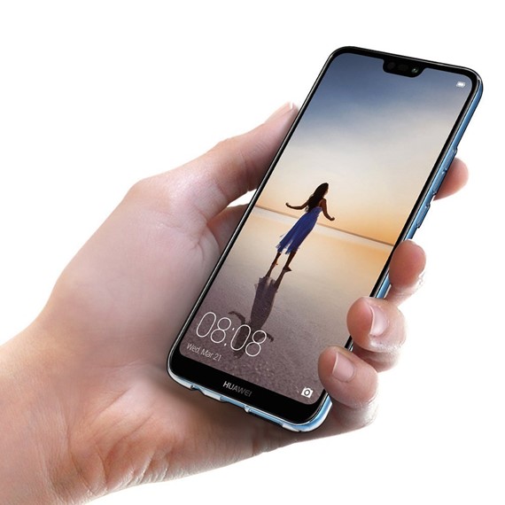 Microsonic Huawei P20 Lite Kılıf Transparent Soft Beyaz 4