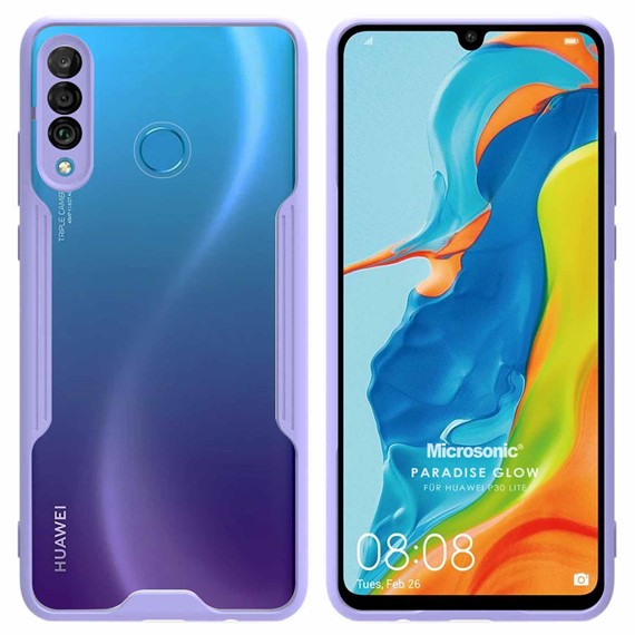 Microsonic Huawei P30 Lite Kılıf Paradise Glow Lila 1