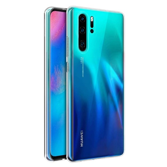 Microsonic Huawei P30 Pro Kılıf Transparent Soft Beyaz 1