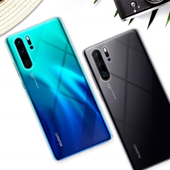 Microsonic Huawei P30 Pro Kılıf Transparent Soft Beyaz 4