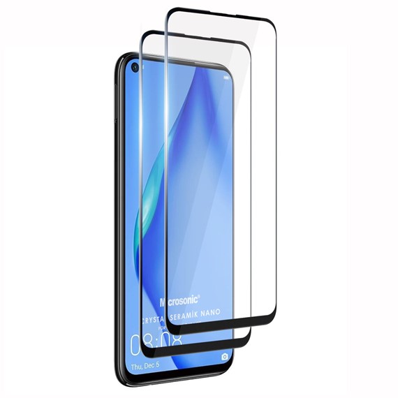 Microsonic Huawei P40 Lite Crystal Seramik Nano Ekran Koruyucu Siyah 2 Adet 1