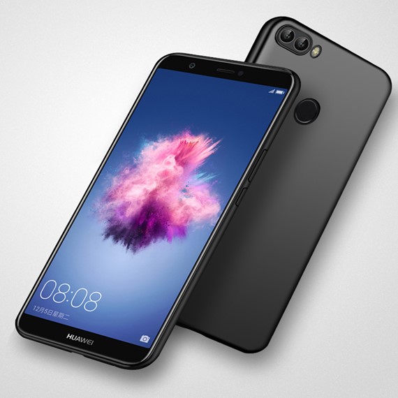 Microsonic Matte Silicone Huawei P Smart Kılıf Siyah 4