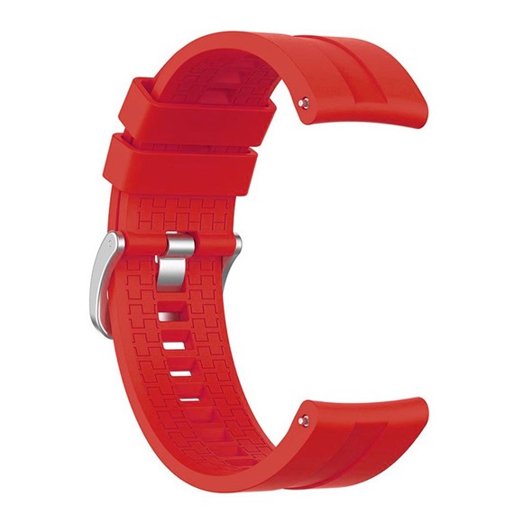 Microsonic Oppo Watch 41mm Kordon Silicone RapidBands Kırmızı Gold Pimli 1