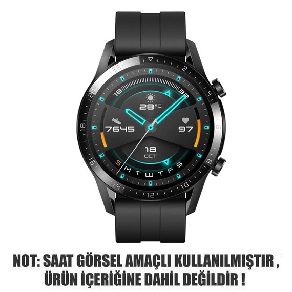 Microsonic Samsung Galaxy Watch Active 2 44mm Kordon Silicone RapidBands Siyah 2