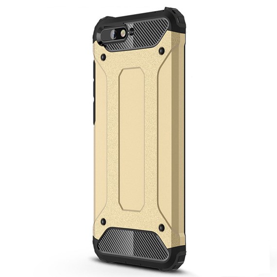 Microsonic Huawei Y6 2018 Kılıf Rugged Armor Gold 2