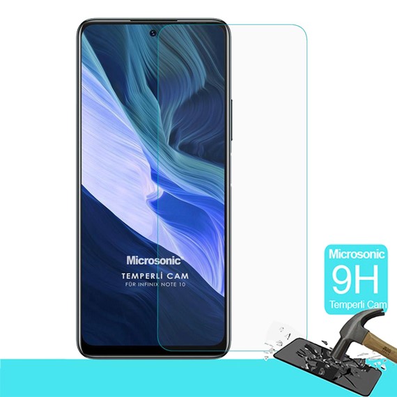 Microsonic Infinix Note 10 Tempered Glass Cam Ekran Koruyucu 1