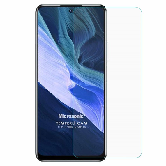 Microsonic Infinix Note 10 Tempered Glass Cam Ekran Koruyucu 2