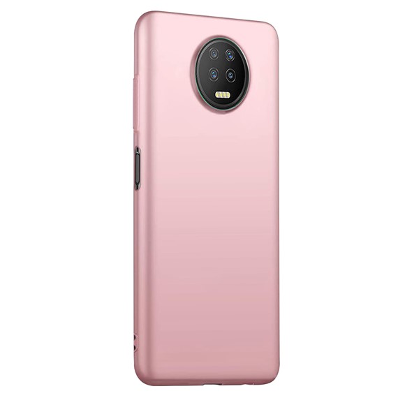 Microsonic Matte Silicone Infinix Note 7 Kılıf Rose Gold 2