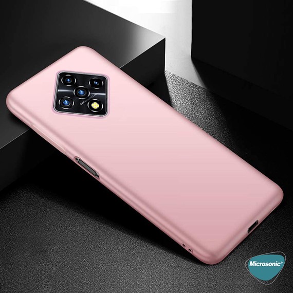 Microsonic Matte Silicone Infinix Zero 8 Kılıf Kırmızı 6