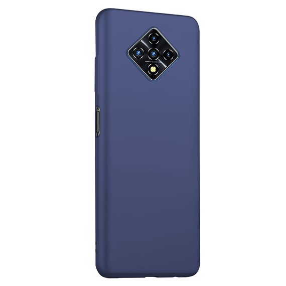 Microsonic Matte Silicone Infinix Zero 8 Kılıf Lacivert 2