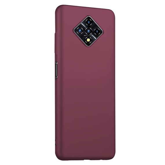 Microsonic Matte Silicone Infinix Zero 8 Kılıf Mor 2