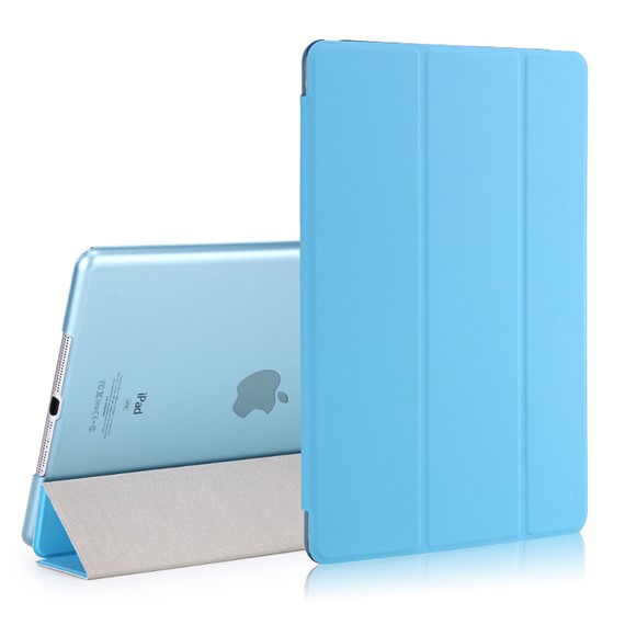 Microsonic Apple iPad 9 7 2017 A1822-A1823 Smart Case ve arka Kılıf Mavi 1