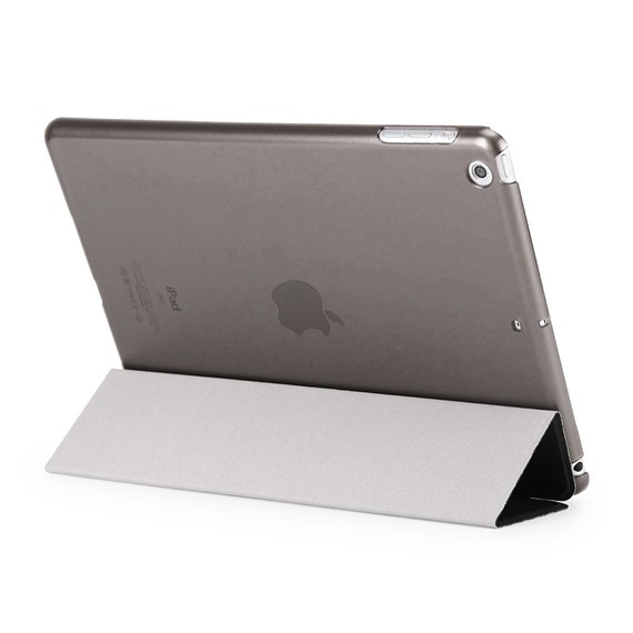 Microsonic Apple iPad 9 7 2018 A1893-A1954 Smart Case ve arka Kılıf Gümüş 3