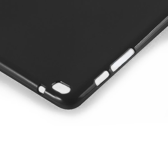 Microsonic Matte Silicone Apple iPad Air A1474-A1475-A1476 Kılıf Siyah 4