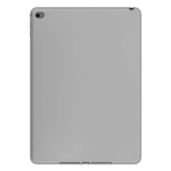 Microsonic Matte Silicone Apple iPad iPad Air 2 A1566-A1567 Kılıf Gri 2