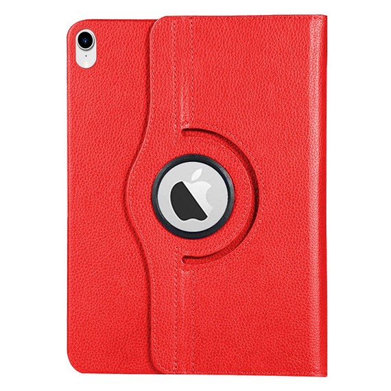 Microsonic Apple iPad Mini 7 Kılıf A2993-A2995 360 Rotating Stand Deri Kırmızı 2