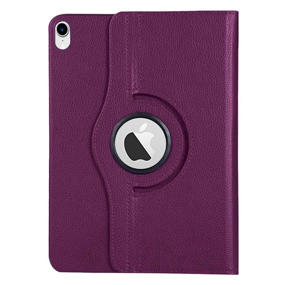 Microsonic Apple iPad Mini 7 Kılıf A2993-A2995 360 Rotating Stand Deri Mor 2