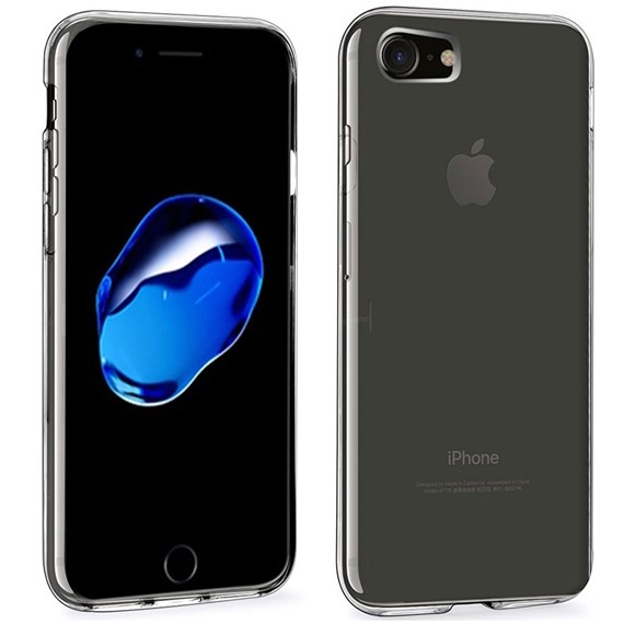 Microsonic iPhone 7 Kılıf Transparent Soft Beyaz 3