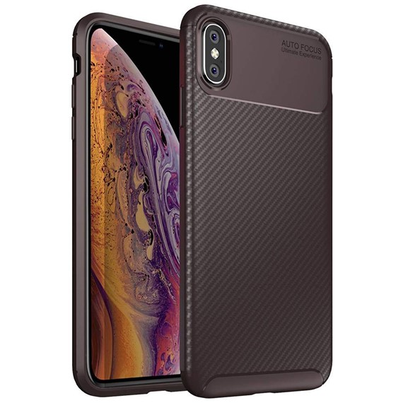 Microsonic Apple iPhone XS Max 6 5 Kılıf Legion Series Kahverengi 1