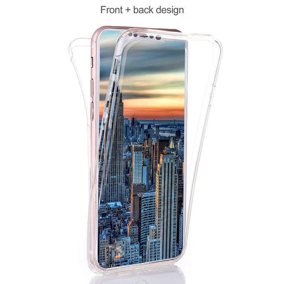Microsonic Apple iPhone XR 6 1 Kılıf 6 tarafı tam full koruma 360 Clear Soft Şeffaf 3