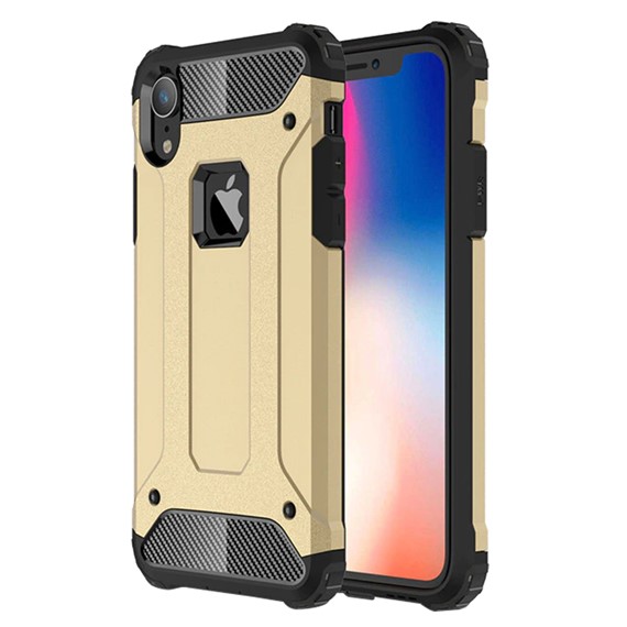 Microsonic Apple iPhone XR 6 1 Kılıf Rugged Armor Gold 1