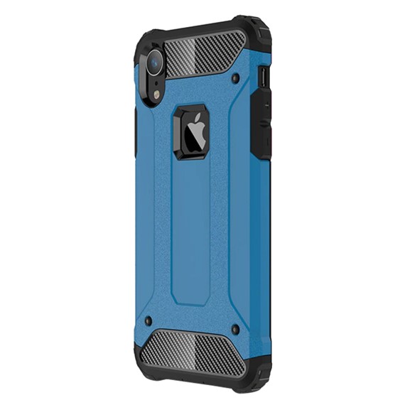 Microsonic Apple iPhone XR 6 1 Kılıf Rugged Armor Mavi 2