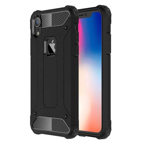 Microsonic Apple iPhone XR 6 1 Kılıf Rugged Armor Siyah 1