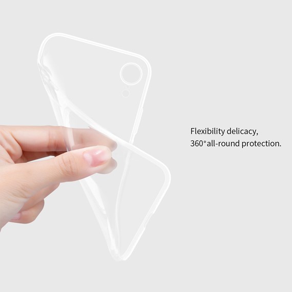Microsonic Apple iPhone XR 6 1 Kılıf Transparent Soft Beyaz 3