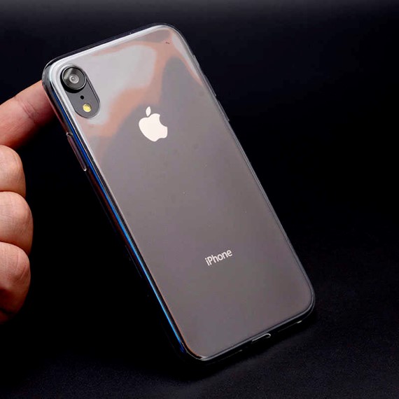 Microsonic Apple iPhone XR 6 1 Kılıf Transparent Soft Beyaz 5