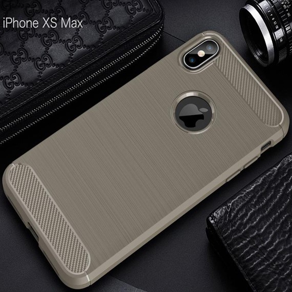 Microsonic Apple iPhone XS Max 6 5 Kılıf Room Silikon Gri 3