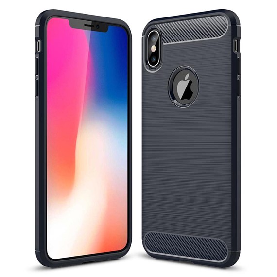 Microsonic Apple iPhone XS Max 6 5 Kılıf Room Silikon Lacivert 1