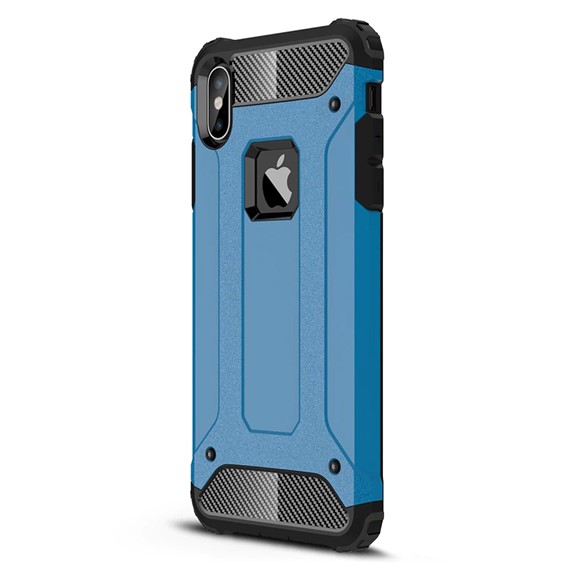 Microsonic Apple iPhone XS Max 6 5 Kılıf Rugged Armor Mavi 2