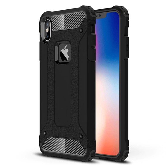 Microsonic Apple iPhone XS Max 6 5 Kılıf Rugged Armor Siyah 1
