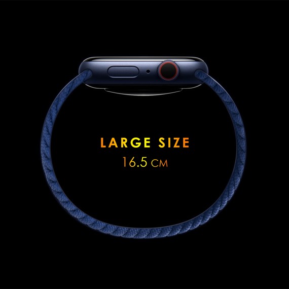 Microsonic Garmin Forerunner 645 Kordon Large Size 165mm Braided Solo Loop Band Siyah 3