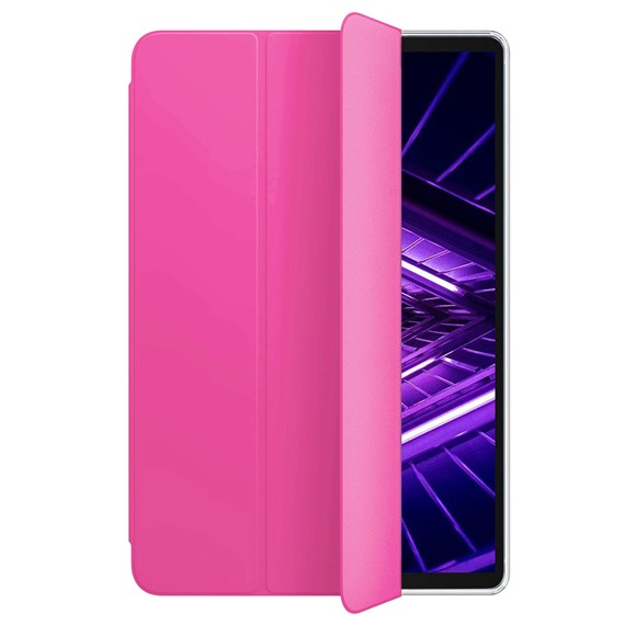 Microsonic Lenovo Tab M10 Plus 3 Nesil 10 6 Kılıf TB-125F-TB-128F Slim Translucent Back Smart Cover Pembe 2