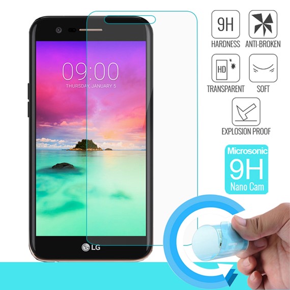 Microsonic LG K10 2017 Nano Cam Ekran koruyucu Kırılmaz film 1
