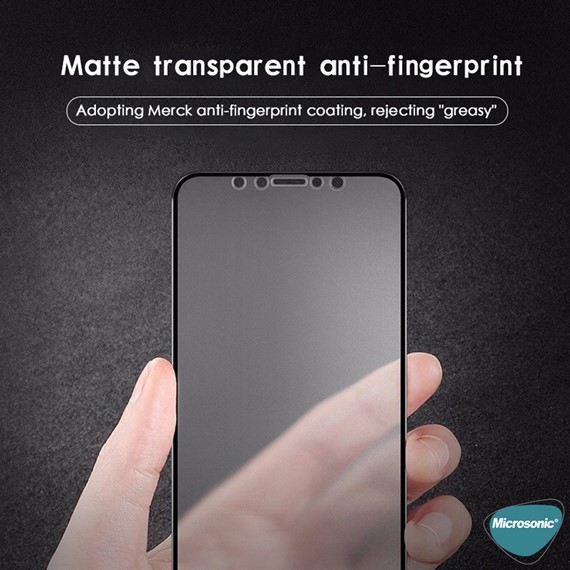 Microsonic General Mobile GM 22 Plus Seramik Matte Flexible Ekran Koruyucu Siyah 3