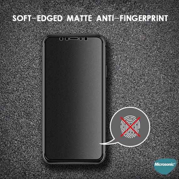Microsonic Huawei P Smart 2019 Seramik Matte Flexible Ekran Koruyucu Siyah 5