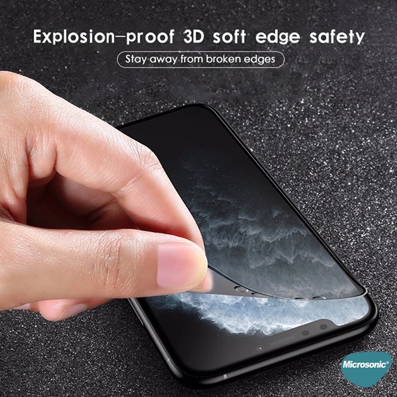 Microsonic Samsung Galaxy A54 Seramik Matte Flexible Ekran Koruyucu Siyah 6