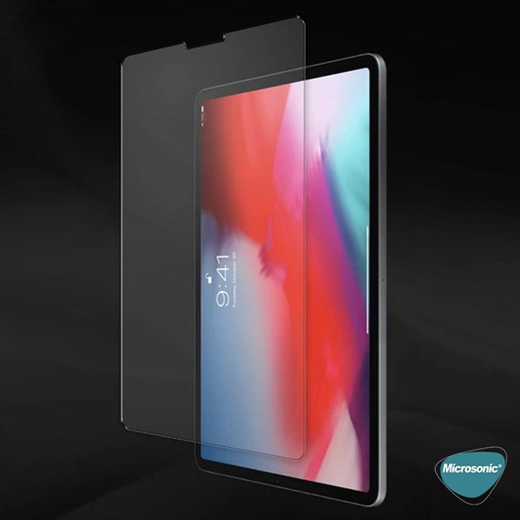 Microsonic Apple iPad Air 5 Nesil 2022 Kılıf A2588-A2589-A2591 Matte Nano Glass Cam Ekran Koruyucu 6